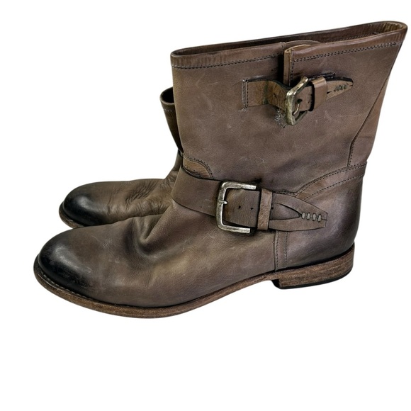 alberto fermani made in Italy leather boots size 39.5/9 limited edition ankle - Picture 2 of 11